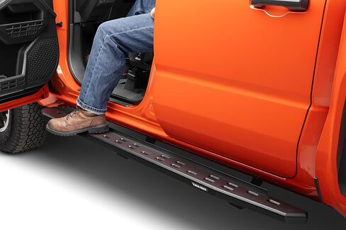 Go Rhino RB30 Slim Running Boards & Brackets | Cab Length, Galvanized Steel, Textured Black | 69643280SPC | Fits 2024 Toyota Tacoma Double Cab in Saudi Arabia