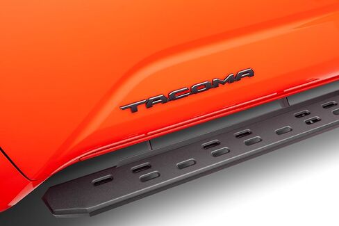 Go Rhino RB30 Slim Running Boards & Brackets | Cab Length, Galvanized Steel, Textured Black | 69643280SPC | Fits 2024 Toyota Tacoma Double Cab in Saudi Arabia