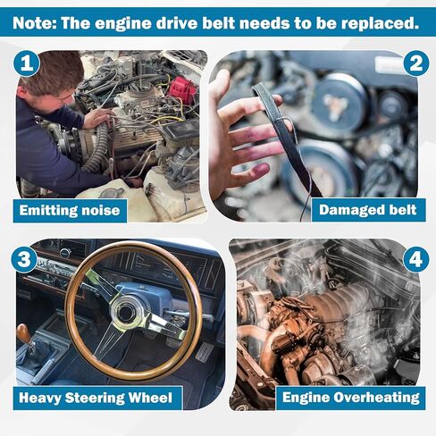 حزام البكرة بحجم المخزون 111903137D، حزام على شكل حرف V للمحرك 9.5x905 يناسب سيارات فولكس فاجن المبردة بالهواء وعربات الكثبان الرملية - مطاط عالي التحمل in Kuwait