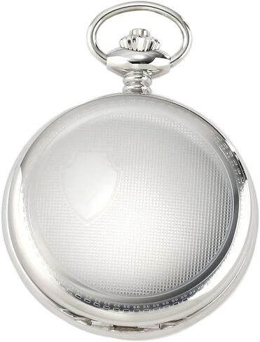 Charles-Hubert, Paris 3917 Premium Collection Stainless Steel Mechanical Pocket Watch in Saudi Arabia