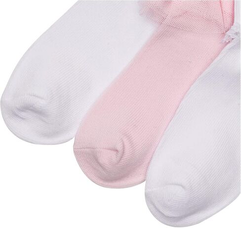 Jefferies Socks Girls' Ruffle/Ripple Edge/Lace Girls Socks 3 Pack in Saudi Arabia