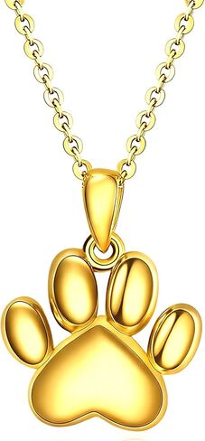Paw Urn Necklace Cremation Jewelry for Ashes for Dog/Cat Paw Print Pet Urn Pendant Memorial Keepsake Ashes Locket for Women Men in Saudi Arabia