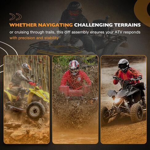 Rear Final Gear Differential Assembly Compatible with 2007-2013 Honda Fourtrax Rancher TRX420 in Kuwait