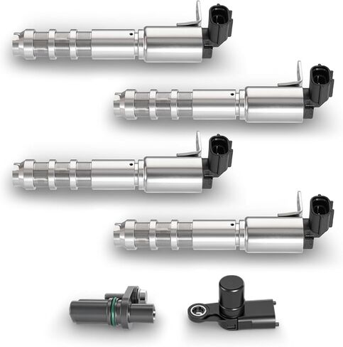 Intake/Exhaust Engine Variable Valve Timing VVT Solenoid with Camshaft & Crankshaft Sensor Kit,for Buick Enclave,for Cadillac ATS, for Chevy, for GMC Acadia,for Saturn Outlook, 10-16 in Saudi Arabia