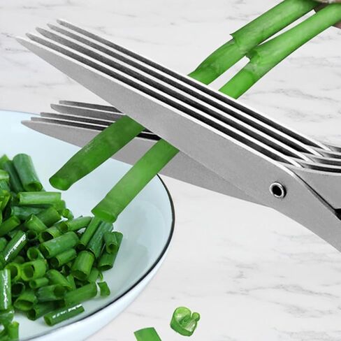 مقص تقطيع الورق اليدوي - جهاز تقطيع محمول لتقطيع المطبوعات إلى قصاصات غير قابلة للقراءة، أداة تخفيف الضغط، قطع الورق، البصل الأخضر، معجون الثوم، مساعد جيد للاستخدام المكتبي والمنزلي in Kuwait