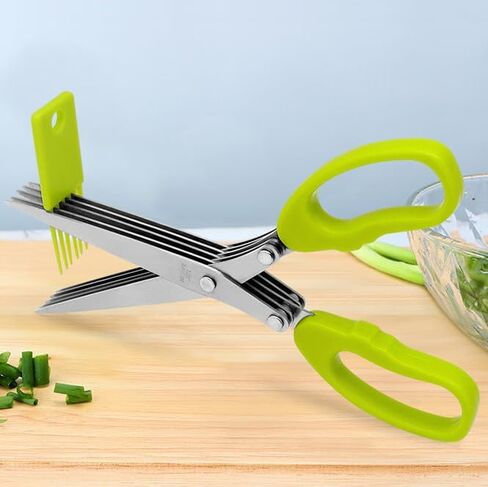 مقص تقطيع الورق اليدوي - جهاز تقطيع محمول لتقطيع المطبوعات إلى قصاصات غير قابلة للقراءة، أداة تخفيف الضغط، قطع الورق، البصل الأخضر، معجون الثوم، مساعد جيد للاستخدام المكتبي والمنزلي in Kuwait