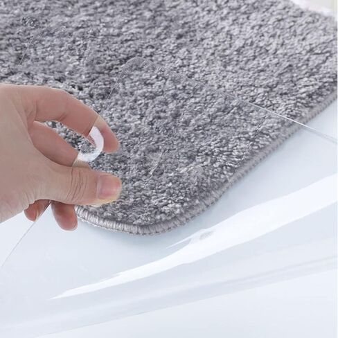 Transparent Waterproof Carpet Protector Mat, Clear Vinyl Plastic Hardwood Floor Protector, 24-144 inch Long(10" x 10") in Saudi Arabia