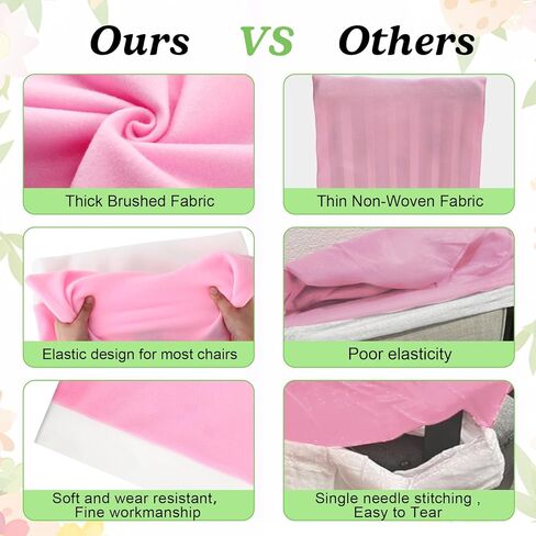 Easter Chair Covers Set of 4, Cute Bunny Rabbit Chair Back Covers Removable and Washable Stretch Slipcovers for Easter Dinning Table and Bunny Themed Birthday Party Decor in Saudi Arabia
