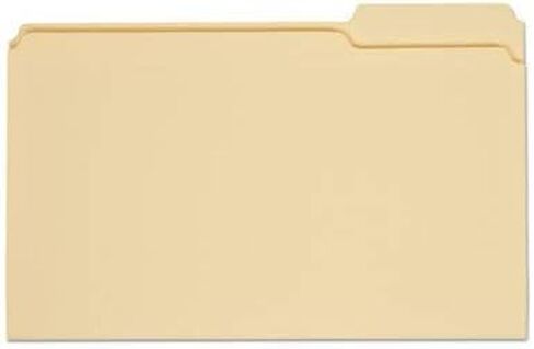 (3 Pack Value Bundle) UNV15123 File Folders, 1/3 Cut, One-Ply Top Tab, Third Position, Legal, Manila, 100/Box in Saudi Arabia