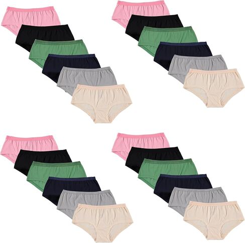Yacht & Smith 24 Pack of Womens Underwear Panties in Bulk, Wholesale Brief Underpants, Homeless Charity Donation Multipacks in Saudi Arabia