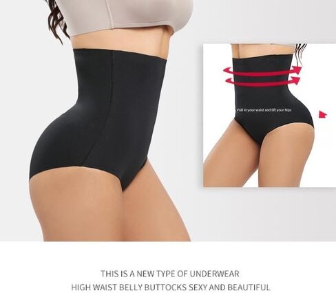Women Seamless Hipster Underwear 2 PCS,Seamless Breathable Ladies Panties,High-Waisted and Butt-Lifting Shaping Panties in Saudi Arabia
