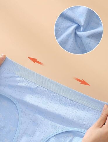 Women Seamless Hipster Underwear 6 Pack,Seamless Breathable Ladies Panties, No Show Panties Full Coverage Stretch Briefs in Saudi Arabia