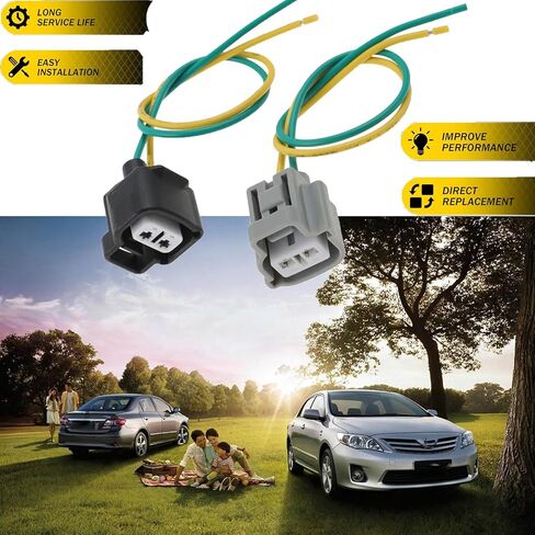 Windscreen Washer Pump & Fluid Level Sensor Connector Wiring Harness Pigtail Plug for Toyota Corolla, Highlander, Land Cruiser, RAV4, FJ Cruiser, Tacoma, Sienna, 4Runner, Camry in Saudi Arabia
