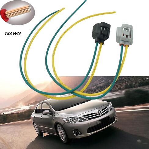 Windscreen Washer Pump & Fluid Level Sensor Connector Wiring Harness Pigtail Plug for Toyota Corolla, Highlander, Land Cruiser, RAV4, FJ Cruiser, Tacoma, Sienna, 4Runner, Camry in Saudi Arabia