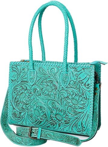 Tooled Leather Tote Bag in Saudi Arabia