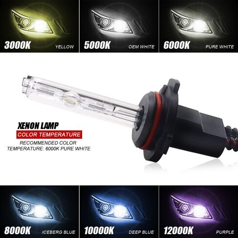 حزمة H11 H9 H8 12000K HID Xenon Bulb x (زوج واحد) مع صابورة تيار متردد رقمية رفيعة 2 × 35 وات - أرجواني بنفسجي in Kuwait