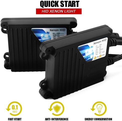 حزمة H11 H9 H8 12000K HID Xenon Bulb x (زوج واحد) مع صابورة تيار متردد رقمية رفيعة 2 × 35 وات - أرجواني بنفسجي in Kuwait