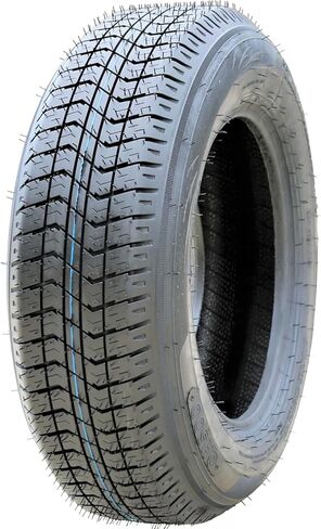 إطار المقطورة الفاخر Forerunner QH500 - ST205/75D15 205/75-15 205/75/15 نطاق التحميل C LRC 6 طبقات BSW جدار جانبي أسود، مجموعة من 2 in Saudi Arabia