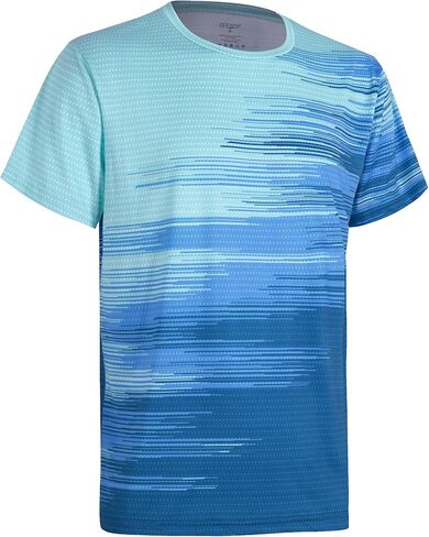 Mens Workout T-Shirts Quick Dry Moisture Wicking Athletic Performance Shirts Short Sleeve Gym Running Tennis Tee Tops in Saudi Arabia