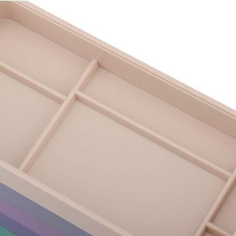 Watch Part Storage Box Watch Parts Keeper, 5 Layers Watch Accessories Organiser Case, Watch Parts Storage Box Watch Tools Storage Container Watchmaker Repair Tool Set(Rectangle) in Saudi Arabia