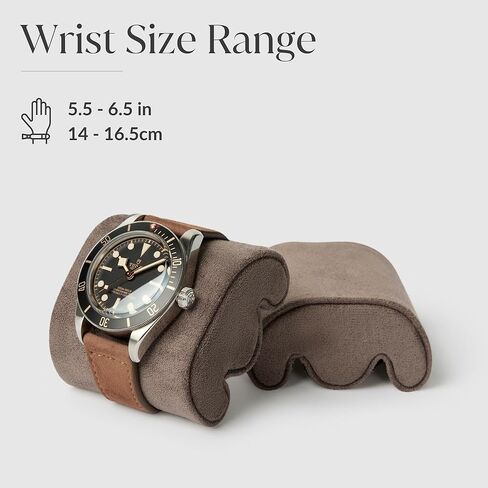TAWBURY Fraser 4 Watch Case (Brown) with a Set of 4 X-Small Pillows to Fit 5.5-6.9" Wrists in Saudi Arabia