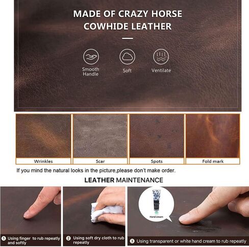CONTACTS Crazy Horse Leather Travel Watch Case for Men 3 Watch Organizer Vintage Watches Roll for Watches and Bracelets Portable Watch Holder in Saudi Arabia