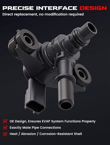 علبة بخار تطهير صمام الملف اللولبي مناسب لفورد إسكيب إكسبلورر F150 F250 F350 F450 F550 موستانج ترانزيت، لينكولن MKX، MKZ، مازدا تريبيوت، ميركوري مارينر ميلان، 911-222 in Kuwait