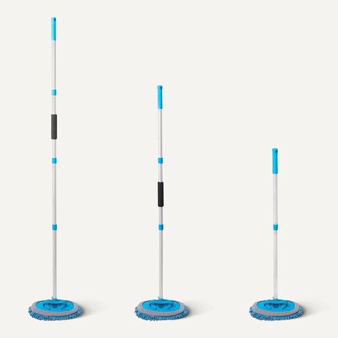 Amazon Basics Car Wash Brush with Long Handle, Microfiber Mop Mitt, for Car RV Truck, 62 inch, Blue in Saudi Arabia