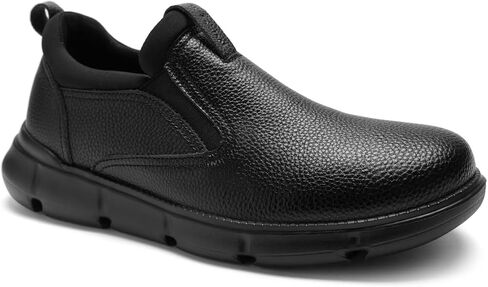 Men's Orthopedic Wide Leather Dress Shoes: Arch Support Plantar Fasciitis Orthotic Casual House Slip On Loafers, Comfortable High Arch Work Business Walking Oxford for Foot Heel Pain Relief in Saudi Arabia