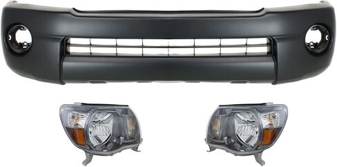 طقم المصابيح الأمامية البديلة من النوع 1 متوافق مع Toyota Tacoma 2005-2011 2.7L (I4) جانب السائق والراكب - ليس للمركبات المجهزة بنماذج X-Runner وفتحة التمديد قبل العداء in Saudi Arabia