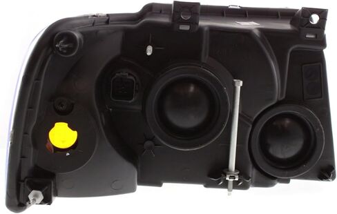 طقم المصابيح الأمامية البديلة يناسب Ford Expedition 2005-2006 5.4L V8 جانب السائق وجانب الراكب عدسة شفافة غطاء كروم (للنماذج ذات المصابيح الأمامية الداخلية من الكروم) in Saudi Arabia