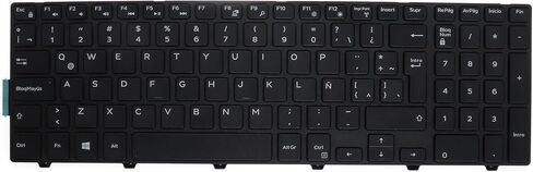 لوحة مفاتيح بديلة بإضاءة خلفية إسبانية لاتينية لأجهزة Dell Inspiron 15 3542 3543 3551 3552 5542 5545 5547 5755 5551 5558 5552 5758 5759 7557 7559 5559 | 17 5000 5748 5749 5755 5758 5759 سلسلة in Saudi Arabia