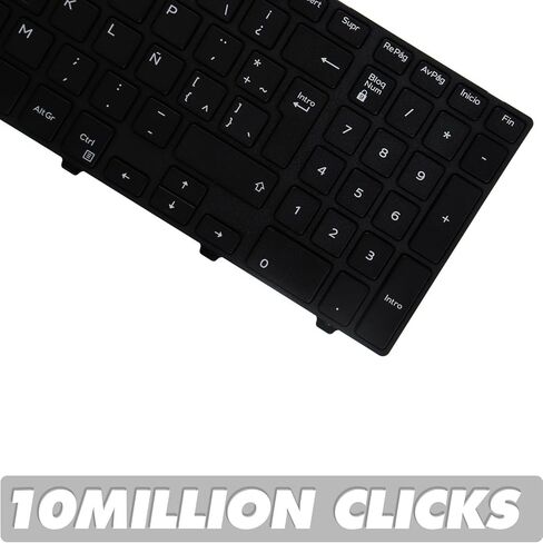 لوحة مفاتيح بديلة بإضاءة خلفية إسبانية لاتينية لأجهزة Dell Inspiron 15 3542 3543 3551 3552 5542 5545 5547 5755 5551 5558 5552 5758 5759 7557 7559 5559 | 17 5000 5748 5749 5755 5758 5759 سلسلة in Saudi Arabia