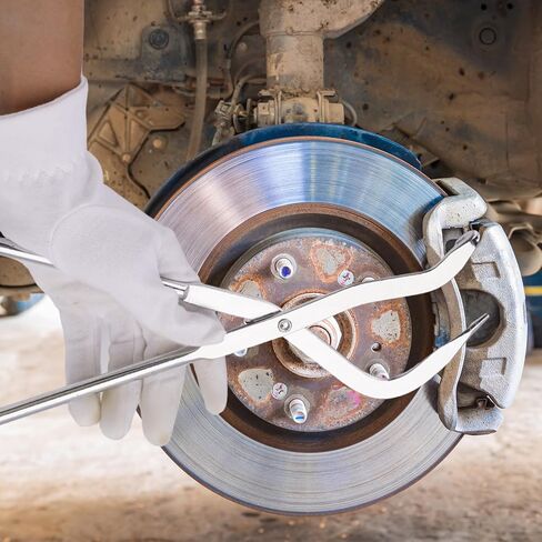 Brake Spring Pliers with Double-Ended Carbon Steel Construction Suitable for Most Cars, Universal Drum Brake Spring Tool, Lightweight, High-Strength, Rust and Wear Resistant in Kuwait