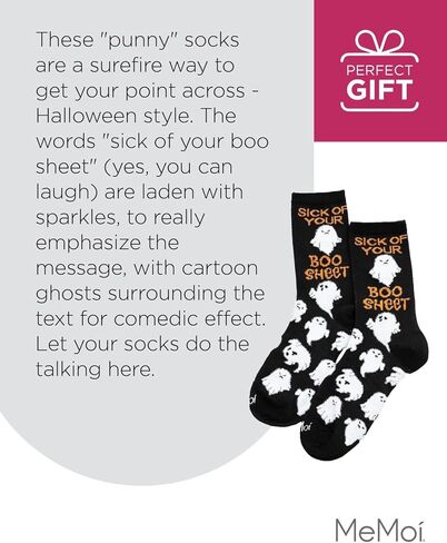 لقد سئمت MeMoi من جوارب Ghostly Crew الخاصة بك in Kuwait