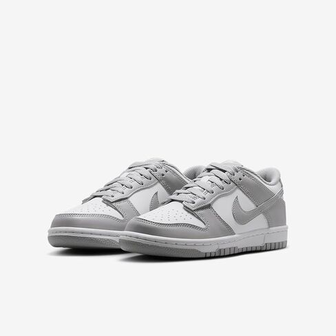 Nike Dunk Low 'White/Smoke Grey' - FB9109-123 for Grade School in Kuwait