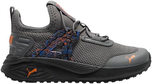 PUMA Kids Boys Pacer 23 Splatter Ac Lace Up Sneakers Shoes Casual - Grey in Saudi Arabia
