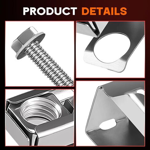 03442 Exhaust Manifold Flange Bolts & Nuts Hardware Kit,4 Sets for Jeep Wrangler,Dodge Durango Dakota,Ram 1500,Replace#55366000AA 6036717AA in Saudi Arabia