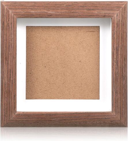 إطار صورة صندوق الظل مقاس 3.5 × 3.5، صندوق ظل صغير إطار صورة من الخشب الصلب إطار عرض صندوق الظل إطارات الصور صناديق الذاكرة المعلقة التذكارات الرياضية والجوائز والميداليات وحفلات الزفاف والتذاكر والصور in Kuwait