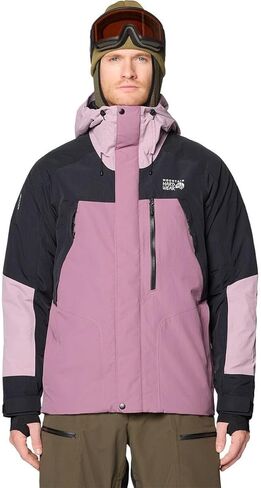 Mountain Hardwear, First Tracks Insulated Jacket - Men's, Dark Daze/Daze/Black, M in Saudi Arabia