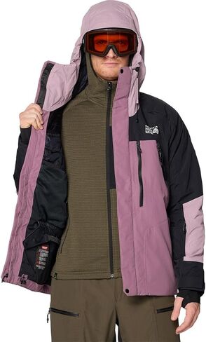 Mountain Hardwear, First Tracks Insulated Jacket - Men's, Dark Daze/Daze/Black, M in Saudi Arabia