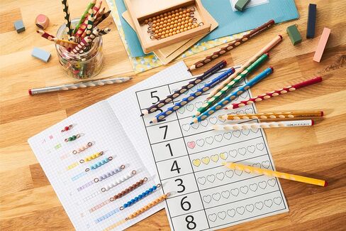 STABILO - Ergonomic Colouring Pencil for Left-handers - EASYcolors - 12 Pack with Sharpener - with 12 Special Colours in Saudi Arabia