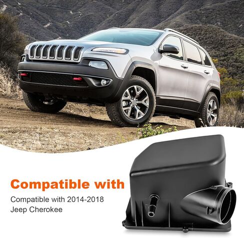 258-536 Air Filter Housing Compatible with 2014 2015 2016 2017 2018 Jeep Cherokee Air Cleaner Lid Replace# 258-536 in Saudi Arabia