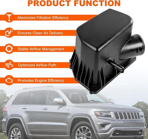 258-536 Air Filter Housing Compatible with 2014 2015 2016 2017 2018 Jeep Cherokee Air Cleaner Lid Replace# 258-536 in Saudi Arabia