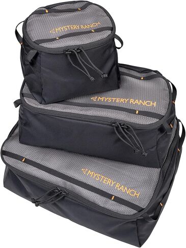 Mystery Ranch Mission Packing Cube Set of 3 – Breathable Organizing Cubes for Clothes, Gear & Essentials – Black in Kuwait