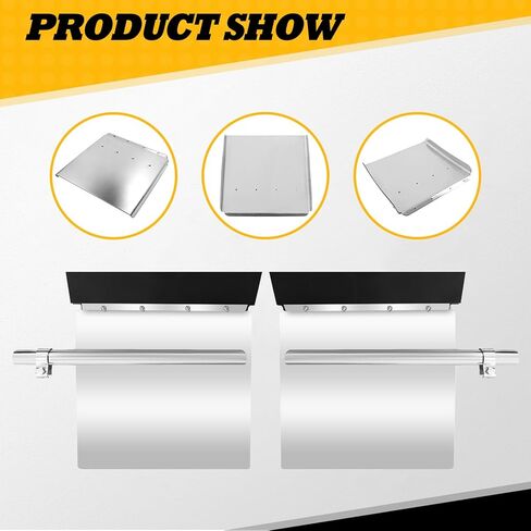 24" x 24" Pair of Stainless Steel Quarter Fenders Compatible with Semi Truck Heavy Duty Bracket Quarter Fender in Saudi Arabia