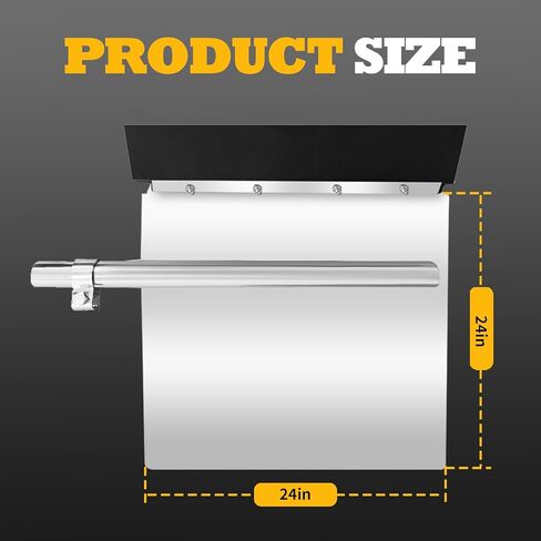 24" x 24" Pair of Stainless Steel Quarter Fenders Compatible with Semi Truck Heavy Duty Bracket Quarter Fender in Saudi Arabia