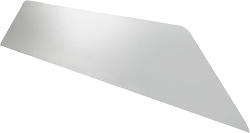 RecPro Black Steel Tandem Axle Fender with Backer Skirt | 14 Gauge Diamond Plate | 10"W x 72"L x 19 ¾"H | Bolt-On Angular Trailer Fender | Made in USA (2) in Saudi Arabia