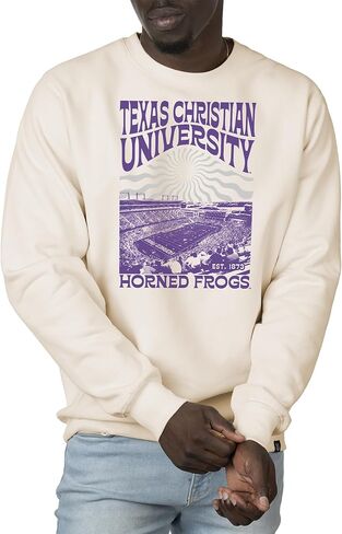 College Sports Heavyweight Crewneck Sweatshirt - Fleece Unisex Officially Licensed NCAA Men’s and Women’s Sweatshirt in Saudi Arabia