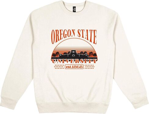 College Sports Heavyweight Crewneck Sweatshirt - Fleece Unisex Officially Licensed NCAA Men’s and Women’s Sweatshirt in Saudi Arabia